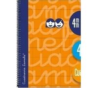 LAMELA BLOC tapa FORRADA 4º 80h CUADROVIA 4 mm NARANJA. 5 UNIDADES