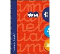 LAMELA BLOC tapa FORRADA 4º 80h CUADROVIA 4 mm ROJO. 5 UNIDADES