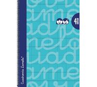 Lamela Cuad. Fº Forrado C/4 Mm Turquesa 90grs