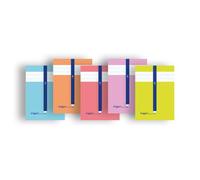 Lamela libreta eriggan grapada 50h 90g a4 cuadrovia 4 mm (5 col.surt.)