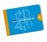 Lamela Libreta Grapada Cuarto (4º) 30 Hojas Apaisadfas Cubierta de Cartoncillo Plastificado Cuadrovía 4 mm