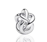 LaMenars Colgantes de Abalorios Infinity Knot Charms Originales Plata de Ley 925 con Circonita Cúbica para Pandora & Europeo Pulseras Brazaletes Collares para Mujer