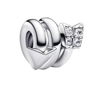 LaMenars Twisting Arrow Charmper Braccialetti in Argento Sterling 925 Charms Donna Mother's Day Birthday Anniversary Jewelry for Wife