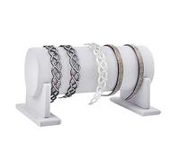 LAMF Soporte de exhibición de joyas desmontable diadema para el pelo, diadema para el pelo, organizador de terciopelo con barra en T para cadenas, pulseras, collares