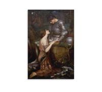 Lamia II by John William Posters Waterhouse Prints Posters - Lienzo decorativo para pared, pinturas al óleo, sin marco, 20 x 30 pulgadas