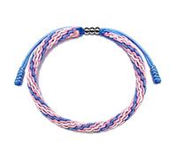 LAMIBEE Pride LGBTQAI+ Pride Love Wins - Pulseras tibetanas con cuerda de surfista LGBTQ para él y ella, mujeres y hombres, apoyo a la comunidad LGBTQ, Resizable from 7.5 inches to 11 inches, Ágata