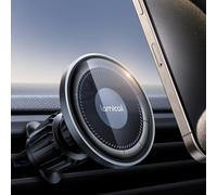 Lamicall Soporte Móvil Coche para MagSafe, [2024 Superficie de Vidrio HD] Súper Magnetismo, Compacto Universal Soporte Magnetico Móvil para Rejilla del Aire para iPhone 17 16 15 14 13, Huawei, Android