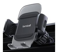 Lamicall Soporte Móvil Coche para Rejilla del Aire Ventilación - [2023 Clip de Resorte] Liberación Rápida, 360° Rotación, Soporte Universal para iPhone 17 16 15 14 13 12, Huawei, 4-7” Smartphone