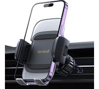 Lamicall Soporte Móvil Coche para Rejilla del Aire Ventilación - [2023 Clip de Resorte] Liberación Rápida, 360° Rotación, Soporte Universal para iPhone 16 15 14 13 12, Huawei, 4-7” Smartphone