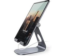 Lamicall - Soporte para Tableta Ajustable para iPad Pro 9.7, 10.5, 12.9, iPad Air 2 3 4, iPad Mini 2 3 4, iPhone, Switch, Samsung Tab, Otros teléfonos Inteligentes, Color Gris