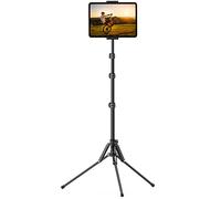 Lamicall Soporte Tablet de Pie Plegable - Altura Ajustable y 360° Rotación, Soporte Trípode iPad para 4.7-13" Tablets, para iPad Pro Air Mini, Switch, iPhone, Tablet, Negro