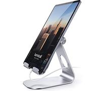Lamicall Soporte Tablet, Multiángulo Soporte Tablet - Soporte Ajustable para Tablets para 2022 iPad Pro 12.9, 11, 10.5, 9.7, Mini 2 3 4, iPad Air 2 3 4, Samsung Tab, iPhone, Otras Tablets - Plata