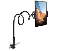 Lamicall Soporte Tablet, Multiángulo Soporte Tablet - Soporte con Cuello de Cisne para 2021 iPad Pro 10.5, 9.7, iPad Mini 2 3 4, iPad Air, Air 2, iPhone, Switch, Samsung Tab, Otras Tablets - Negro