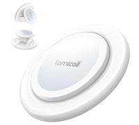Lamicall Soporte y Agarre Magnético de Móvil para MagSafe - [2024 Delgado & Liviano] 360° Rotación, Soporte Anillo Móvil Magnético con Correa de Cuero Suave para Serie iPhone 16 15 14 13 12 y Android