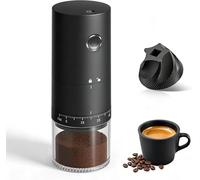 LAMIDO Molinillo de café eléctrico portátil - Muela mientras se carga - 38 ajustes de molienda externos ajustables - Molienda 1.8 veces más rápida - Batería recargable de 2000 mAh para viajes, camping