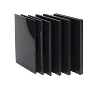 Lámina ABS 1 Uds. De espesor 1/1, 5/2/3/4/4/5/6/8/10/12/15/20/30mm, tablero de plástico ABS negro, Material hoja modelo for accesorios piezas hechas a mano DIY