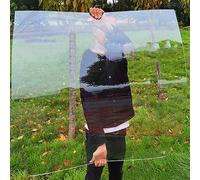 Lámina acrílica de 1 mm, resistente a los rayos UV, resistente a los impactos, cubierta de techo para invernadero, solución duradera para exteriores, 1 x 5 m
