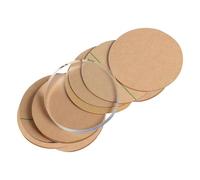 Lámina acrílica transparente, Bloque de exhibición panel acrílico vidrio redondo 1 cm diámetro, 10 piezas, grosor:,5 mm(Thickness:2mm)