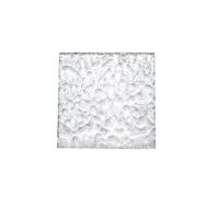 Lámina acrílica transparente, La raya de la ondulación onda hoja acrílico transparente cuadrada texturizó tamaños múltiples 5m m(Wave Ripple,400x400mm)