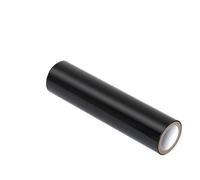 Lámina activada por calor, Papel de aluminio for estampado en caliente, rollo 3 metros, transferencia calor holográfica activada por, bricolaje(Schwarz)