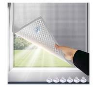 Lamina Aislamiento Térmico, Película Protector Solar y Privacidad para Ventanas, Vinilos Anti Calor para Cristales, Vinilo Reflectante Anti UV de Aluminio para Ventanas, Hogar(Gray,190x200cm)