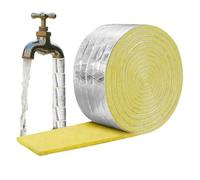 Lámina aislante de tubería - Lámina autoadhesiva de 2,8 pies, tubo flexible de protección de tubo de protección duradero, ahorro de energía | Para HVAC AC Air Industrial Agua Caliente Invierno Casa RV