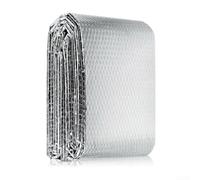 Lámina aislante para radiador, 0,6 m x 1,2 m, de aluminio de doble cara, protección térmica para ahorro de energía, pared, techo, suelo