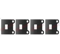 Lámina antichirrido, guarnición freno (placa anterior) QUICK BRAKE 99 2 1972-