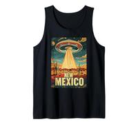 Lámina artística del Desierto de ovnis y Cactus de Nuevo México Camiseta sin Mangas