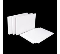 Lámina blanca de politetrafluoroetileno, Hoja de PTFE 300x300mm Espesor 3-8mm(5mm)