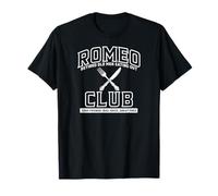 Lámina Blanca de Romeo Club Buenos Amigos, Chistes Malos, Buena Comida Camiseta