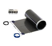 Lámina calefactora Calorique con lámina calefactora infrarroja para suelo radiante de 90 W/m², 3,5m: calefacción eficiente y económica para edificios nuevos o reformas de edificios antiguos.