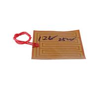 Lámina Calefactora de Poliimida,25 W Calentador Adhesivo Flexible de Poliimida PI, Película Calefactora de Poliimida de 12 V 100x100 MM