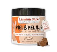 Lamina Care - Snacks funcionales para Piel y Pelo con levadura de Cerveza en Polvo y vitaminas Perro, Alivia alergia Perros, picores Perro Piel y caída del Pelo, Omega 3 Perros, 90 chuches