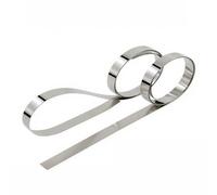 Lámina De Acero Inoxidable 304 Espesor 0.05mm-0.5mm Ancho 10mm-50mm Rollo De Chapa Fina De Acero Tira Estrecha For Cocina Bricolaje Manualidades Metalurgia Industrial(0.1mm*10mm*1000mm)