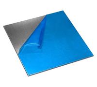 Lámina de aluminio 1060, 100×100-200×200 mm, placa plana de metal de 5 mm de espesor, ideal for manualidades y decoración del hogar, 100×200×5 mm(200x200x5mm)