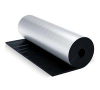 Lámina de Aluminio autoadhesiva de algodón for Aislamiento acústico, Rollo de Aislamiento Reflectante, lámina de Aluminio autoadhesiva for techos, Reflector de Calor y Barrera Radiante(15mm-1 * 7m)