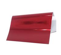 Lámina de calor láser oro lámina estampado en caliente papel laminador transferencia holográfica laminado artes manualidades tarjeta pintura para estampado en caliente(Red 50pcs)