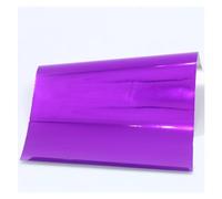 Lámina de calor láser oro lámina estampado en caliente papel laminador transferencia holográfica laminado artes manualidades tarjeta pintura(Purple 50pcs)