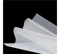 Lámina de Caucho de Silicona Blanca, Hojas del Arte silicón de 500m m for Las Juntas y los Sellos 0.1-3m Semi Transparente(500x500x0.1mm)