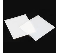 Lámina de Caucho de Silicona Blanca, La Hoja 20x20 de la Goma Silicona avanza Lentamente Junta Aislamiento del Grueso 1m m