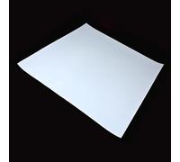Lámina de caucho de silicona blanca translúcida: almohadilla delgada y versátil for juntas, ideal for aislamiento eléctrico y uso mecánico.(500x500x2mm)
