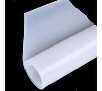 Lámina de caucho de silicona translúcida, Hoja resistente de la goma de silicona de agua tamaños múltiples de 0.5m m a 5m m for los proyectos de DIY(500x1000x0.5mm)