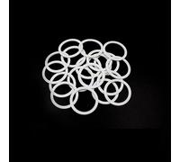 Lámina de Caucho de Silicona translúcida, Junta de arandela Plana PTFE, 10 Unidades, for Grifo y Manguera, Color Blanco, 1/4-2 Pulgadas(2 Inch)