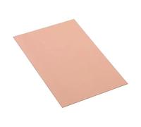 Lámina de cobre puro, 15 x 10 x 0,5 mm, calibre 24, placa de cobre T2 for manualidades, reparaciones eléctricas e industria.(0.6x100x150mm)