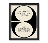 Lámina de Equilibrio, Póster Retro "Self Care", Arte Moderno y a la Moda, Diseño de Pared con Frase Positiva, Minimalista, Decoración Motivacional para Salón u Oficina, Arte de Pared Sin Marco