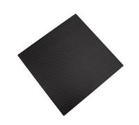 Lámina de fibra de carbono, placa de fibra de carbono de 500x500 mm, acabado brillante/mate, material compuesto de alta calidad, panel 3K for bricolaje, 1 unidad (negro claro, 2,0 mm).(5.0mm)