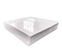 Lámina de fibra de vidrio epoxi FR4 1 pieza de placa de fibra de vidrio de polipropileno FR4 for impresora 3D, de 0,5 a 4 mm de grosor, color blanco, extraíble, con cama caliente y calefactora.(4mm)