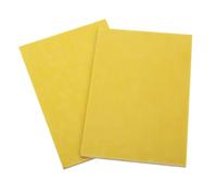 Lámina de fibra de vidrio epoxi FR4 Hoja aislante de fibra vidrio con tablero epoxi for gabinetes eléctricos, amarillo, varios tamaños(100mmx200mmx5mm(2pcs))