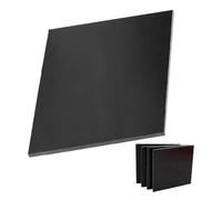 Lámina de fibra de vidrio epoxi FR4 negra G10 - Placa de fibra de carbono antiestática for aplicaciones mecánicas(150MM x 100MMx4mm)